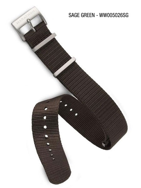 Marathon 16mm Nylon One-Piece Strap #WW005026