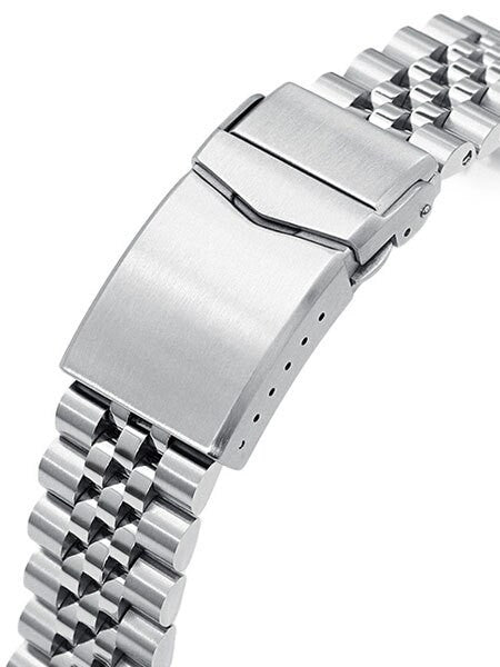 Strapcode 20mm Super-J "Louis" watch band for SEIKO SKX013 Curved End #SS201820B087