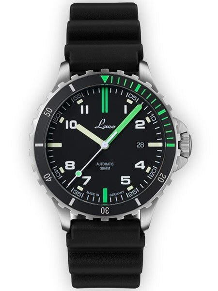 Laco Squad Amazonas Automatic 300 Meter Dive Watch with Double