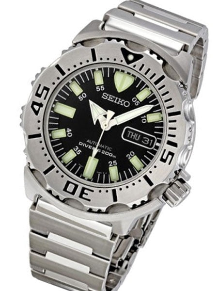 Seiko Black Monster Automatic Dive Watch, Stainless Steel Bracelet #SKX779K1