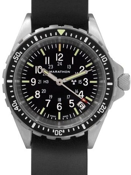 Scratch and Dent - Marathon (Medium) Swiss Made, TSAR Quartz Military Divers Watch with Sapphire Crystal #WW194027