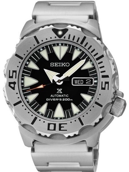 Seiko 2nd Generation Black Monster with new 24-Jewel Automatic Movement #SRP307K1