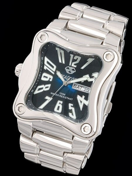 Reactor Elite Series, Flux Watch with SuperLuminova Illumination and Stainless Steel Case #87003