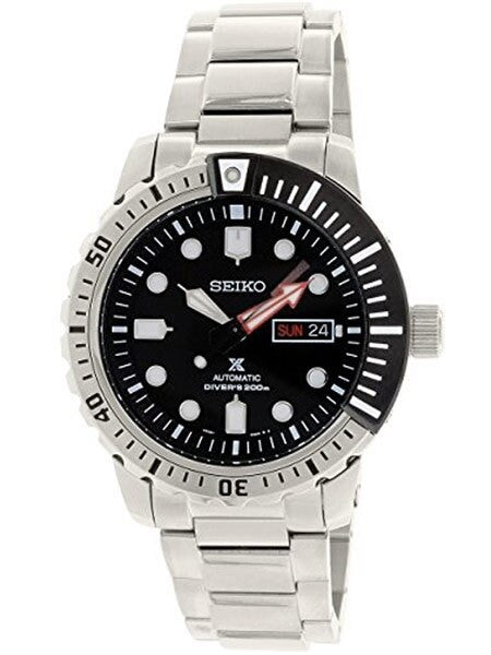 Seiko Prospex Black Dial Mohawk with Seiko 4R36, 24-Jewel Automatic Movement #SRP587