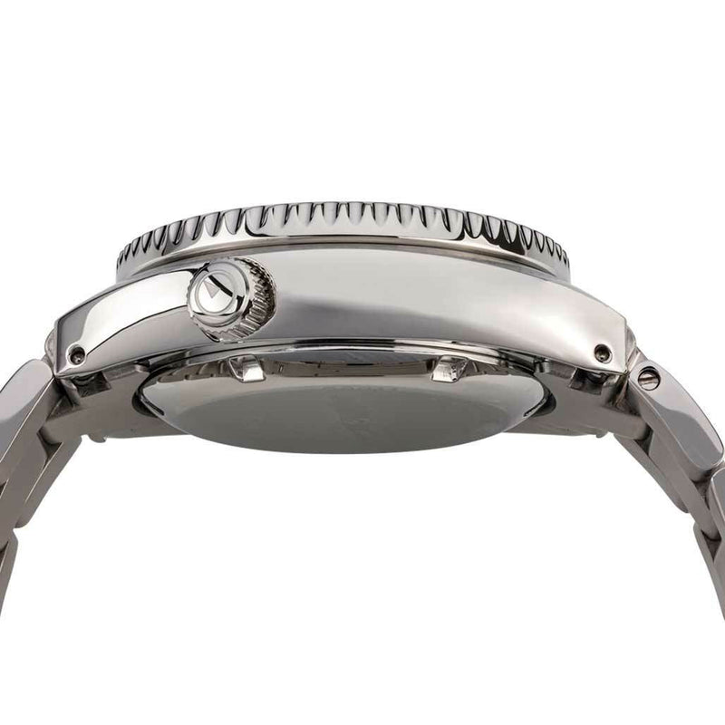 Islander Luminous Wave Dial Automatic Dive Watch with AR Dome Sapphire Crystal, and Luminous Ceramic Bezel Insert #ISL-68