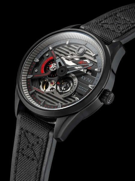 AVI-8 Stealth Black, 21-Jewel Automatic Pilot Watch, AR Sapphire Crystal #AV-4074-03