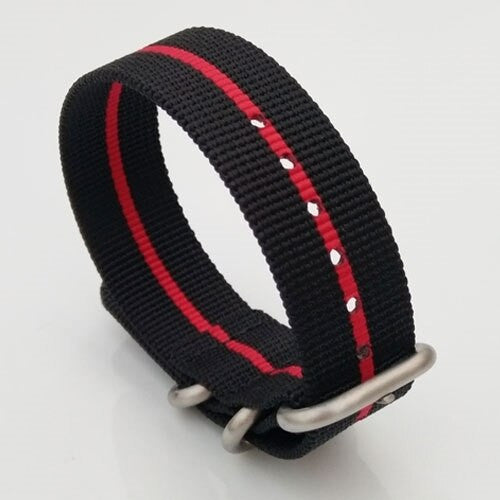 3-Ring Nylon Tactical Field Strap with Matte Finish Steel Buckle #TFS-24-SS