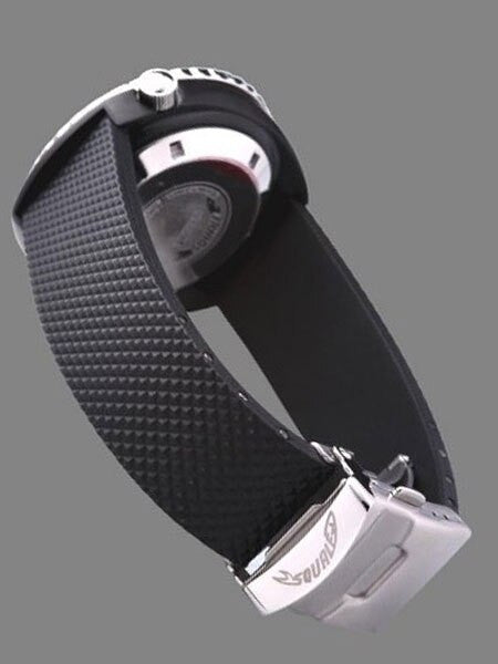 Squale 1000 meter Professional Swiss Automatic Dive watch with Black PVD Case #2002O-PVD-R
