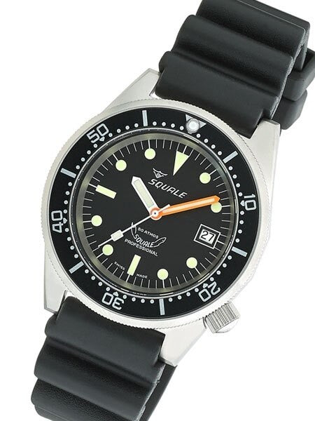 Scratch and Dent - Squale 500 Meter Swiss Automatic Dive Watch with Matte Finish Case #1521-026-matte