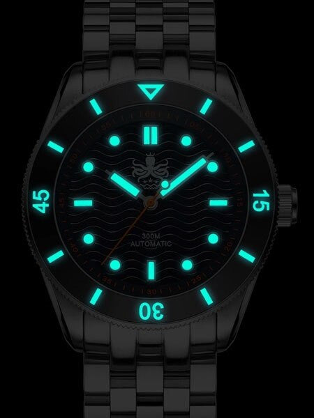 PHOIBOS Wave Master 300-Meter Automatic Dive Watch with AR Sapphire Crystal #PY010E