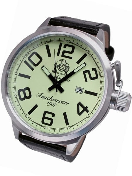 Tauchmeister XXL 58mm Military Watch with Fully Luminous Dial #T0290