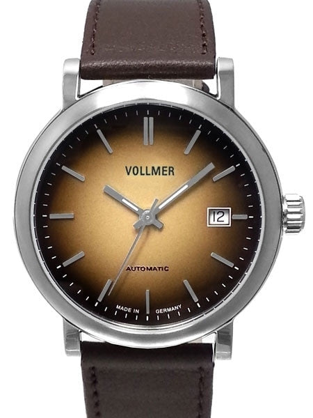 Vollmer Brown Focus Swiss ETA Automatic Watch with Ombr??-like Brown Dial #4H172