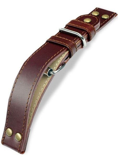 Laco WWII-Style Leather Pilot Strap with Bomber Jacket Extension #Laco-Loop-S (short)