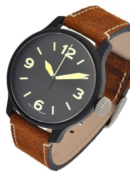 Aristo 42mm Aviator Swiss Automatic Watch with Sapphire Crystal #0H09