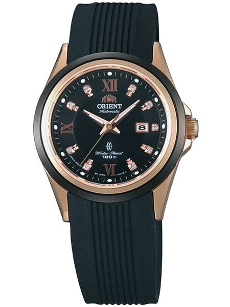 Orient GEM Women's Automatic Watch with Sapphire Crystal and Sparkling Crystals on the Dial #NR1V001B