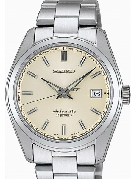 Scratch and Dent - Seiko Cream Dial Automatic Dress Watch with 38mm Case, and Sapphire Crystal  #SARB035 7