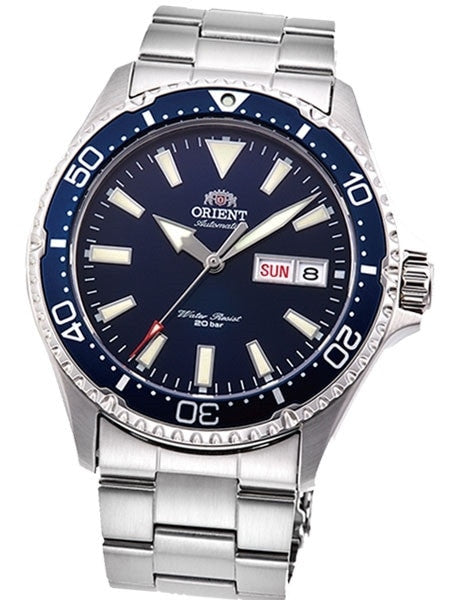 Orient Kamasu Blue Dial Automatic Dive Watch with Sapphire Crystal #RA-AA0002L19A