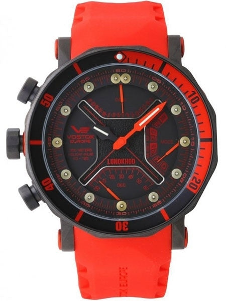 Vostok-Europe Lunokhod-2 Multi-Function Quartz Diver with Tritium Tubes #6204204