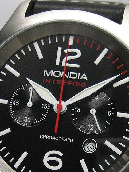 Mondia Intrepido Sport Chronograph Watch with 24-Hour Sub-Dial, 42mm Case #1-669-1