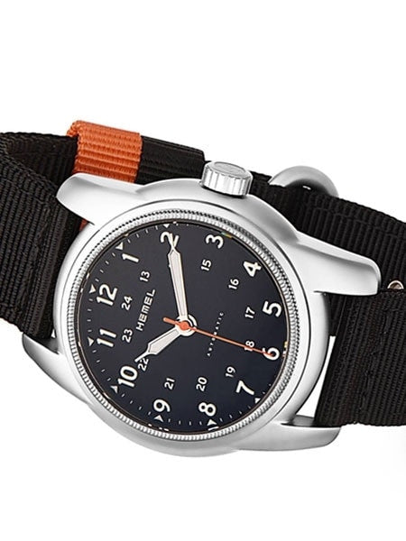 HEMEL 24 Automatic Military-Styled Watch Bead Blasted Case and Sapphire Crystal #HM1B