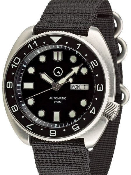 Scratch and Dent - Islander Automatic Dive Watch with AR Double Dome Sapphire Crystal, and Luminous Dual-Time Bezel Insert #ISL-11
