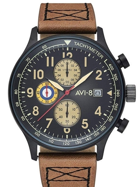 AVI-8 Hawker Hurricane Aviator Chronograph Watch #AV-4011-0KÂ 