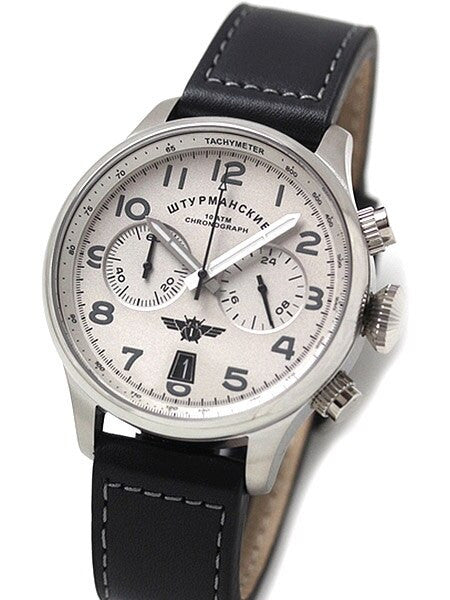 Sturmanskie Space Pioneers Quartz Chronograph Watch with 24-hour Sub-Dial #3355852