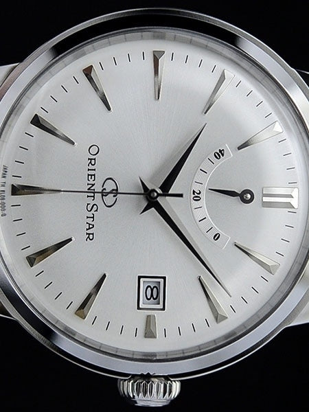 Orient Star Classic Automatic Dress Watch with Power Reserve, Domed Crystal #EL05004W