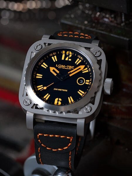 Lum-Tec G3 Watch with Sapphire Crystal and Skeletal Case Design #G3