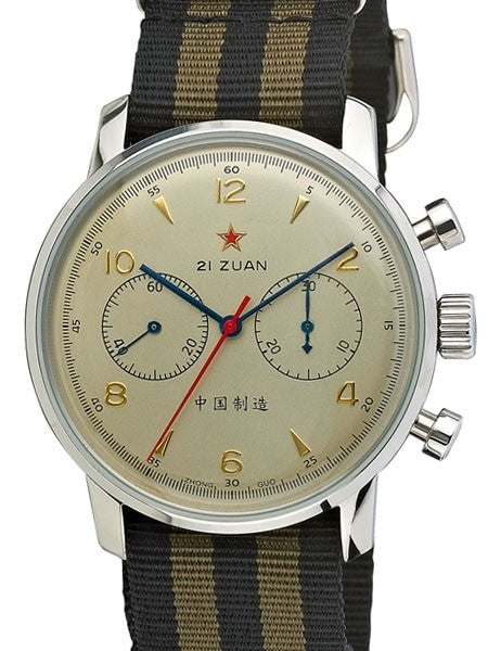 Seagull 1963 Hand Wind Mechanical Chronograph with Sapphire Crystal #6488-2901C-S