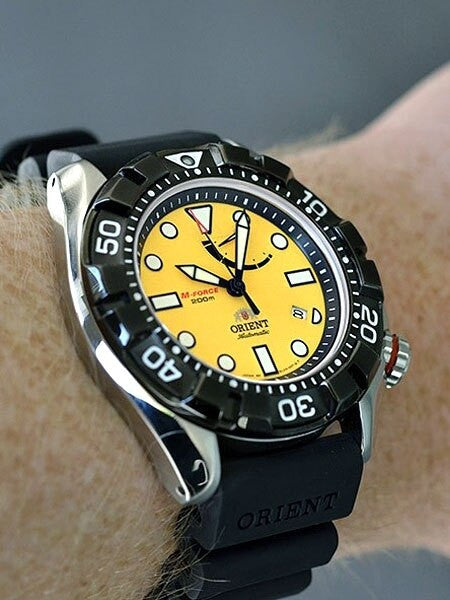 Orient 46mm M-Force Air Diver Automatic with Power Reserve, Sapphire Crystal #EL03005Y