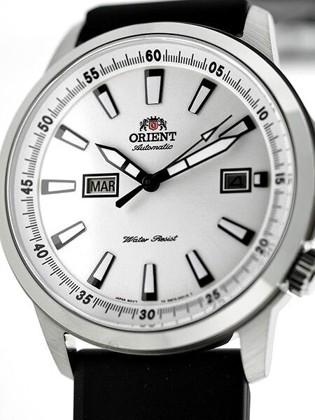 Orient 42mm Stingray Day and Date Automatic Watch with White Dial #EM7K00BW
