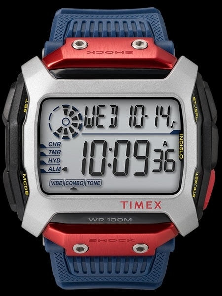 Timex Commandâ¢ X Red BullÂ® Cliff Diving 54mm Resin Strap Watch #TW5M20800JR