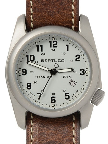 Bertucci A-2T Titanium Watch with Horween Leather Strap and 10