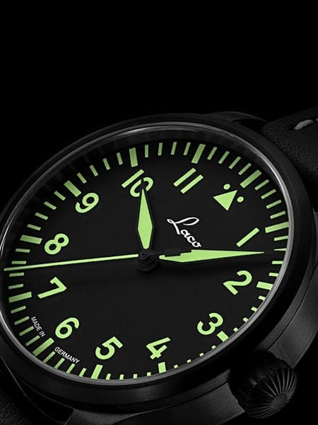 Laco 39mm Altenburg Type A Dial Automatic Pilot Watch with