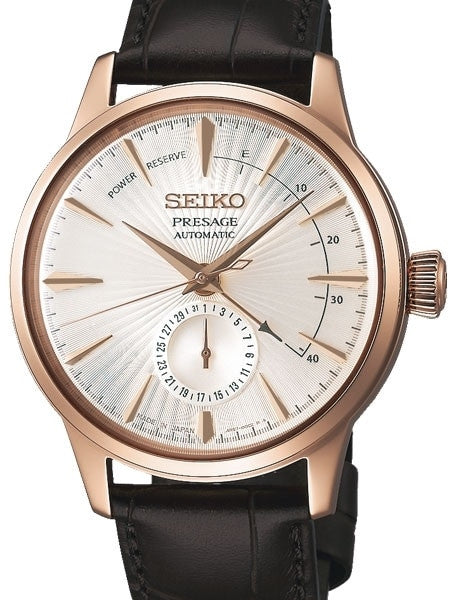 Seiko Presage "Cocktail Time" Automatic Dress Watch with Power Reserve Indicator #SARY082