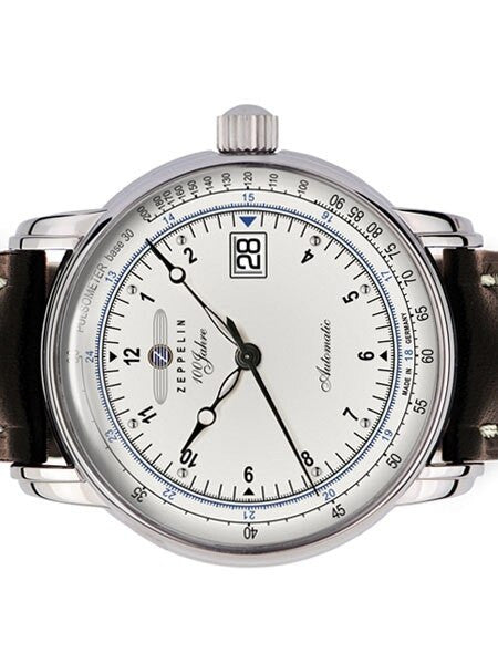 Graf Zeppelin Swiss ETA 2826-2, 25-Jewel Automatic, Big Date Watch #7664-1