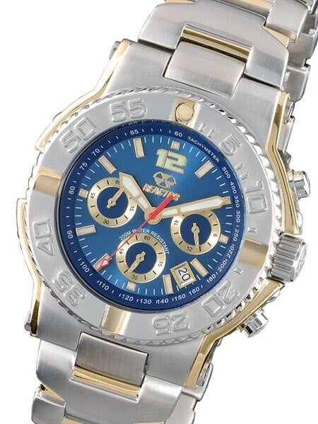 Reactor Critical Mass Chronograph Watch with SuperLuminova Illumination and Two-Tone Case #75103