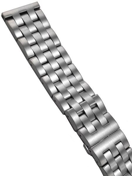 Laco Stainless Steel Bracelet with Push-Button Butterfly Clasp #401881 - 22 mm