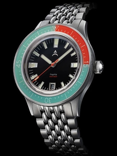 Axios Flagship 40 Temeraire 200-Meter Automatic Dive Watch with Box AR Sapphire Crystal #AX-04