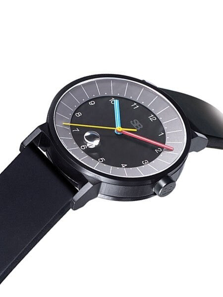 SB Swiss Quartz Watch with a 42mm Black Ion SS Case and a Sapphire Crystal #SB14.1-B