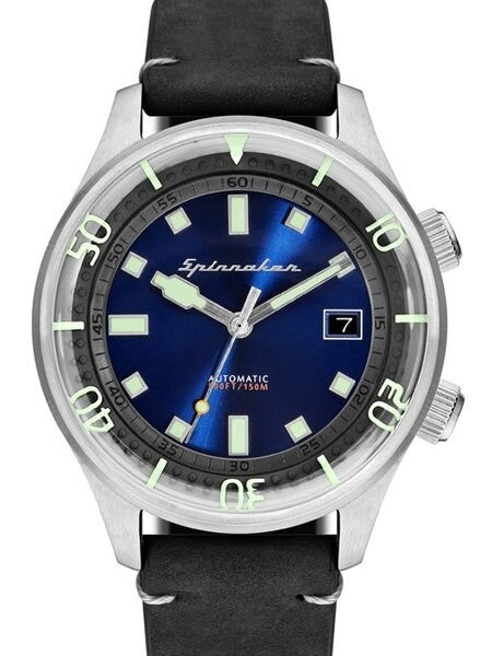 Spinnaker Bradner 42m Vintage-Style Automatic Sport Watch with a Luminous Bezel #SP-5057-03