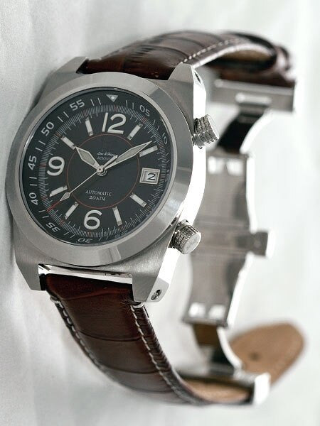 Lew and Huey 200 Meter Dual Crown Automatic Dive Watch with Strap and Bracelet #Acionna-BR