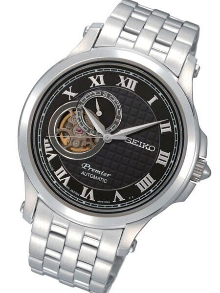 Seiko Premier Open Heart, Hand Windable Automatic Watch #SSA023J1