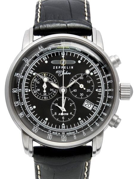Scratch and Dent - Graf Zeppelin Swiss Quartz Chronograph Watch with Alarm Function #7680-2