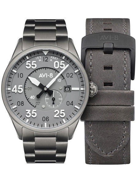 AVI-8 Spitfire Type 300 Edition, 21-Jewel Automatic Pilot Watch, AR Sapphire Crystal#AV-4073-44