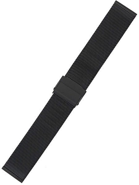 STAIB Polished Finish Milanaise Mesh Bracelet #ST-BK-2905-20803SBL (Straight End, 20mm)