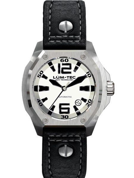 Lum-Tec 44mm V5 High-Beat Automatic Watch with Luminous Dial, AR Sapphire Crystal #V5