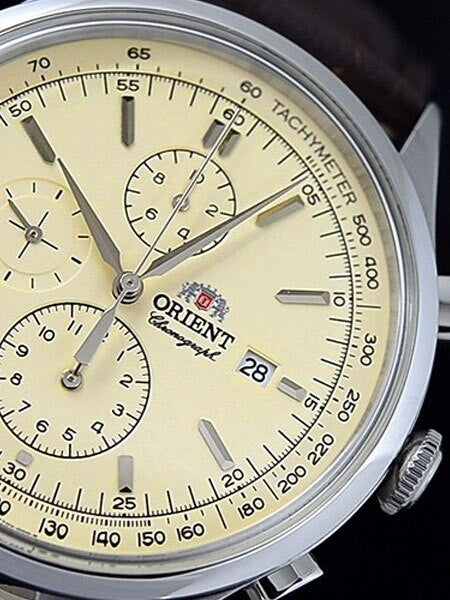 Orient Monterey Quartz Chronograph with 12-Hour Totalizer and Tachymeter #TT0V004Y