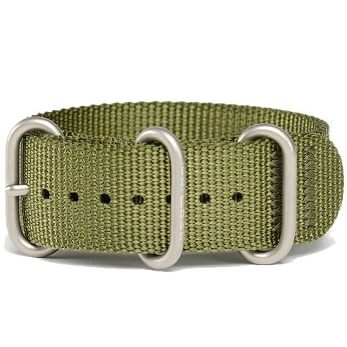 Bertucci Forest DX3 Nylon Strap with Stainless Steel Buckle and Keeprs #97